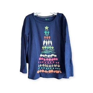 Tu Size 5-6 Vegetable And Fruit Christmas Tree 12 Days Of Christmas Top